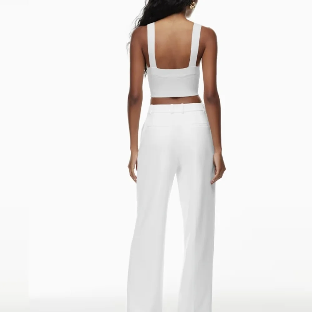 Babaton Sculpt Knit White Greek Tank - Picture 4 of 10